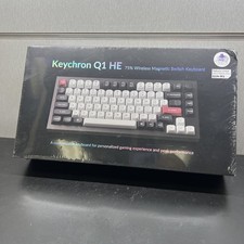 New KEYCHRON Q1 HE 75% Wireless Magnetic Switch Keyboard Nebula Linear Switch picture