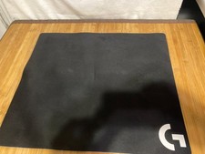 Logitech G G640 Large Cloth Gaming Mouse Pad Black Blue Base 18x16 Non-Slip picture