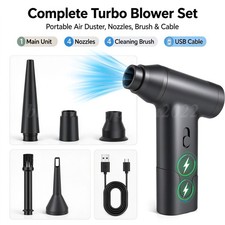 Compressed Air Duster Upgrade 300000RPM Electric Air Duster Powerful Air Blower picture