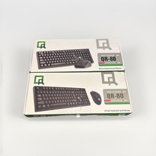 QR-70 USB Wired Optical Mouse and Keyboard 802.11N USB Wifi Adapter NEW OPEN BOX picture