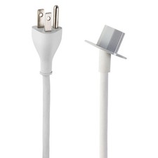 Apple A7 (6-Foot) 3-Prong Power Cable for iMac (Angled Connector) - Off White picture