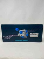 BOYI 60% Mechanical Gaming Keyboard RGB Cherry MX Blue Switches White Base Color picture