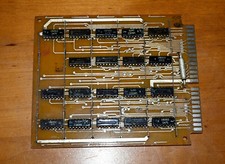 VINTAGE CIRCUIT BOARD A3281-1 Chip 1LB554 Mainframe ES Computer USSR 1970's picture