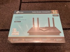 TP-Link AX3000 Dual Band Gigabit Wi-Fi 6 Router New Unopened Box picture