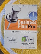 Business Plan Pro PC CD-Rom Box Vintage Software Windows 7 Small Business  picture