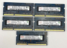 Lot of 5 x OEM Hynix IMAC RAM 9 GB Total - 2GB 1Rx8 PC3 10600S-9-10-B1 + More picture