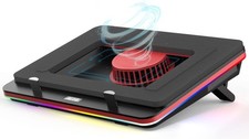 GT500 Powerful Turbo-Fan (5000 RPM) RGB Laptop Cooling Pad with Infinitely Varia picture