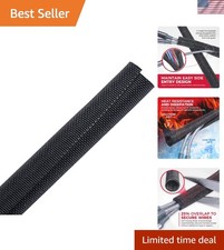 Automotive Wire Sheathing Split Braided Wire Loom 1/2