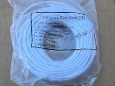 100ft CAT6 Patch Cord UTP 100% Copper Gold Plate Connectors | Qty 2x = 200ft picture