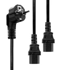 MicroConnect PE011318 Power Y-Cord 1.8m Black IEC320 picture