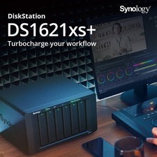 Synology DiskStation DS1621xs+ NAS Enclosure and Synology E10G18-T1 10GbE Card picture