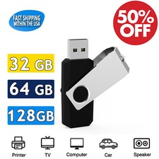 1/5/10PCS USB 2.0 Flash Drive 32GB 64GB 128GB Memory Stick Thumb Drives Lot picture