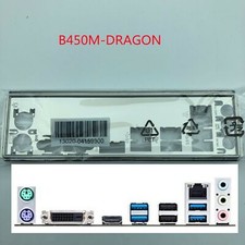 Original For Asus B450M-DRAGON Shield I/O IO Rear Baffle Backplate Motherboard picture