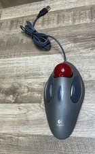 LOGITECH T-BC21 MARBLE MOUSE USB 804377-0000 4-BUTTON TRACKBALL, Tested Genuine picture