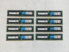 LOT OF 8 Crucial 16GB DDR4-2133 ECC RDIMM Server RAM 128GB CT16G4RFD4213 picture