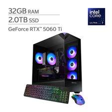 iBUYPOWER Element Gaming Desktop PC Ultra 7 265F 32GB RAM 2TB SSD RTX 5060 Ti 8G picture
