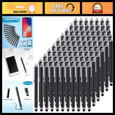 100-Pack Universal Capacitive Stylus Pens for Touch Screen Devices - Black picture