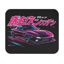 RX-7 FD Mouse Pad JDM Neon Style Japanese Car Desk Art picture