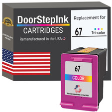 DoorStepInk Compatible Ink Cartridges for HP 67 Color-USA picture
