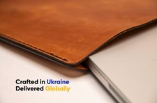 Premium Leather Apple Laptop Sleeve picture