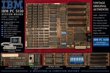 Vintage IBM PC 5150 64KB-256KB CPU Motherboard 6323407-01 Original System Board picture