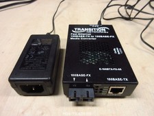 Transition Networks E-100BTX-FX-05 Media Fiber Converter UTP/STP - INCL PSU picture