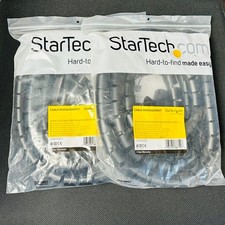 Lot of 2 - StarTech.comCable Management Sleeve Black 25mm x 2.5m (CMSCOILED2) picture