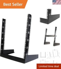 StarTech 12U 2-Post Desktop Open-Frame Rack, 19in, 110lb, TAA RK12OD picture