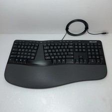 Microsoft Ergonomic Keyboard Wired USB Model 1878 LXM-00001 ● NEW OEM OPEN BOX picture