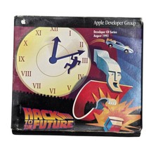 1993 Apple Developer CD “Hack to the Future” Aug Vintage Mac Scratch-Free picture