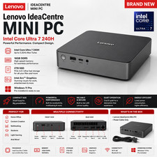 NEW Lenovo IdeaCentre Mini PC Intel Core Ultra 7 240H 5.2GHz 16GB DDR5 2TB SSD picture