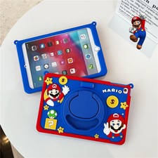 For iPad 5 6 7 8 9 10.2 Air 2 3 4 Mini Pro11 Super Mario Kids Shockproof Case picture