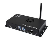 Waveshare PoE Mini-Computer Based on Raspberry Pi Compute Module 4 Metal Case picture