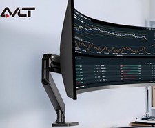 AVLT Single 33lb Monitor Desk Mount Heavy Duty Military Grade 32