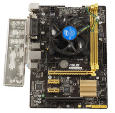 ASUS H81M-C/CSM LGA1150 Socket DDR3 DVI VGA Motherboard w/ I/O Shield (No CPU) picture