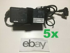 Lot of 5 Genuine Lenovo 65W 20V 3.25A Power Adapter w/ Cables SQUARE TIP picture