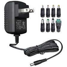 UL Listed 6V 1A 1000mA 6ft Power Supply Adapter with 8 Tips, 6V1A+8 DC Tips  picture