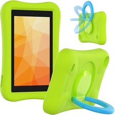 Eva Pro NEW Green & Blue Pepkoo Drop Protection for Kindle Fire 7 picture
