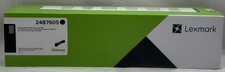 GENUINE LEXMARK 24B7605 ONE BLACK RETURN PROGRAM TONER CARTRIDGE picture