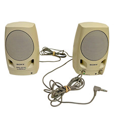 Sony SRS PC21 Portable Amplified Mini Speakers for PC Computer Walkman Discman ❤ picture