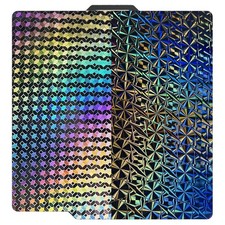 Smooth Holographic Build Plate for Bambu Lab P2S/X2D/X1/X1C/X1E/P1P/P1S/A1,257x2 picture