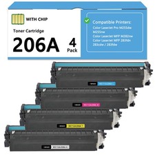 206A Toner Cartridge For HP LaserJet MFP M283fdw M283cdw M282 W2110A WITH CHIP picture