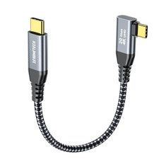 6 Inch USB C Cable 0.5FT, 20Gbps High Speed Data Transfer Short, Right Angle USB picture
