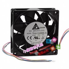 Delta THA1248BE-A 12038 DC48V 2.50A 12CM 4-Wire Violent High Airflow Cooling Fan picture