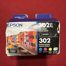 Epson 302XL 302 Ink 5 Pack T302XL-BCS Multicolor New Sealed 11/2028 picture