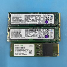 (LOT OF 24) *MIXED BRANDS* 128GB SSD M.2 NVMe 80mm 2280 SATA Solid State Drives picture