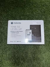 Motorola MG8725 WiFi 6 Router + Multi-Gig Cable Modem | 2-in-1 Device | Black  picture