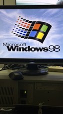 Vintage Windows 98 Studio Computer Custom Built Fully Functional With OEM Win98 picture