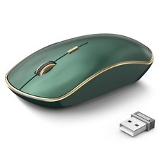 JOYACCESS 2.4G Slim Wireless Silent Mouse, Portable Wireless Computer Mouse w... picture