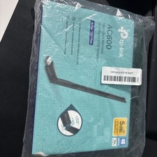TP-Link Archer T2U Plus AC600 USB WiFi Adapter High Gain Antenna Black picture